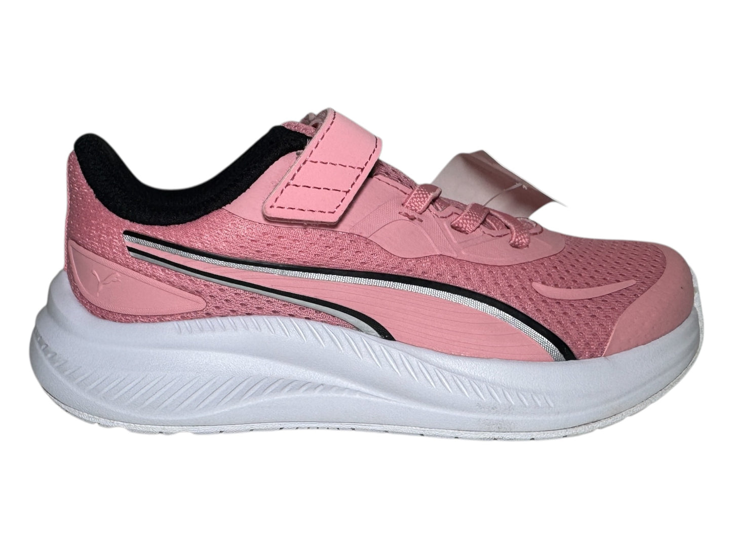 Tenis Puma Para Niña Deportivos Color Rosa Con Velcro