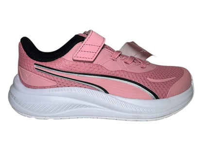 Tenis Puma Para Niña Deportivos Color Rosa Con Velcro