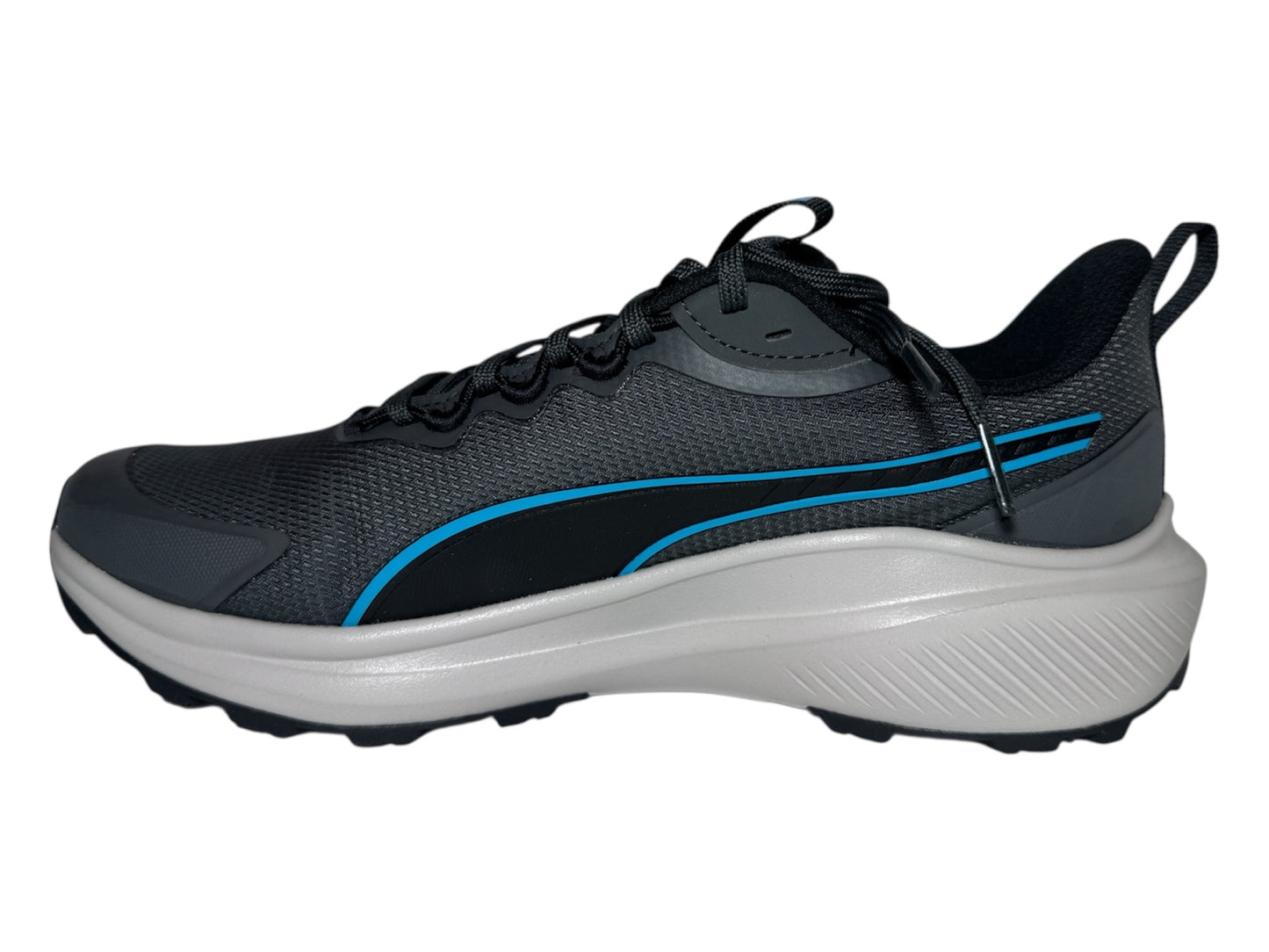 Tenis Puma Lite Para Hombre Correr Color Negro Y Azul