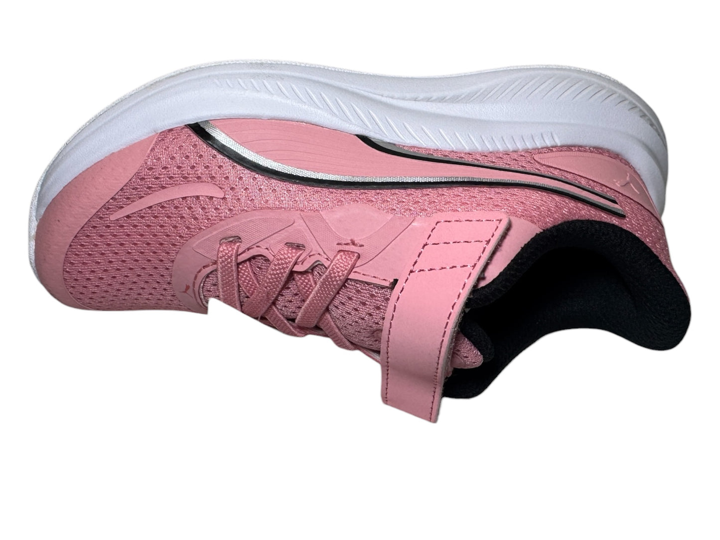 Tenis Puma Para Niña Deportivos Color Rosa Con Velcro